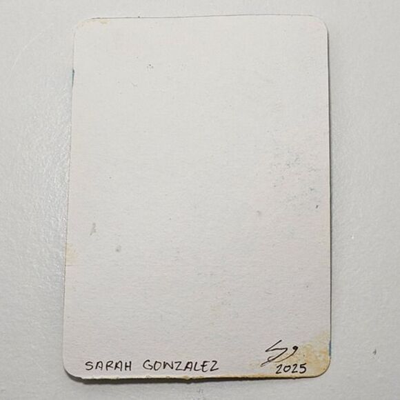 ACEO Pixel Jellyfish by Sarah Gonzalez, Original Art Card Marker & Ink - Picture 3 of 4